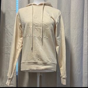 MTM  Cream Hoodie Sweater